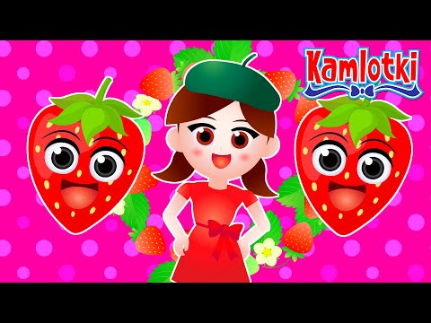 TRUSKAWKA – Piosenka o truskawkach 🍓 Polskie piosenki dla dzieci | Kamlotki