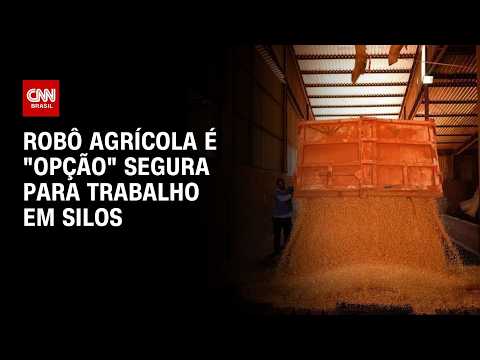 Robô agrícola se mostra “opção” segura para trabalhos em silos de grãos | CNN PRIME TIME