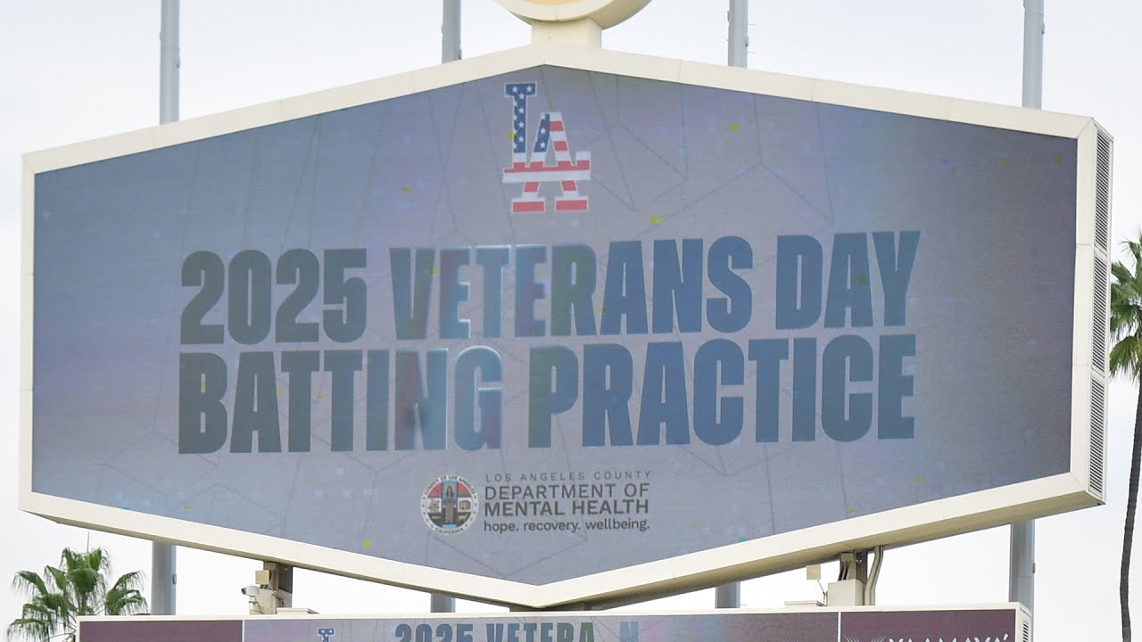 2025 Veterans Day Batting Practice at Dodger Stadium