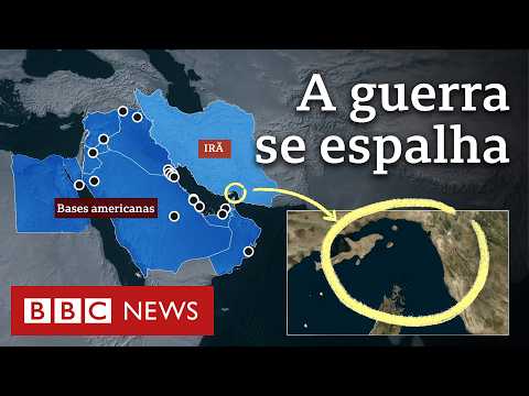 Os mapas que explicam como o conflito entre EUA, Israel e Irã se espalhou