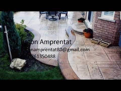 Beton Amprentat Broșteni - Olt Tel.0761350488