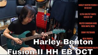 Video thumbnail for Harley Benton Fusion-II HH EB OCT Unboxing & Review by Jon is just TOO LouD!!