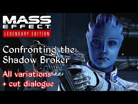 Mass Effect 2 - The Shadow Broker confrontation - All variations + cut dialogue