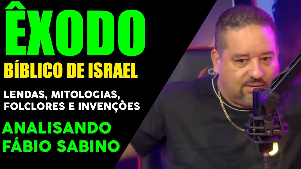 Fábio Sabino detona o Êxodo bíblico