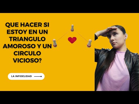 ¿ENAMORARSE O TENER DEPENDENCIA? UN TRIANGULO AMOROSO O UN CIRCULO VICIOSO?