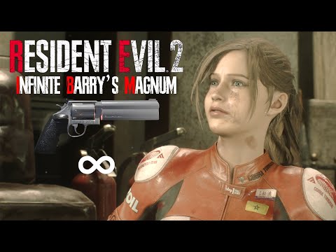 Resident Evil 2 Remake - Infinite Barry's Magnum with Claire in Hardcore Full Gameplay