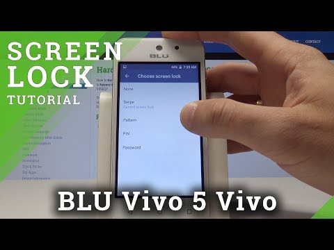 How to Set Up Screen Lock on BLU Vivo 5 Mini - Add Pattern Lock