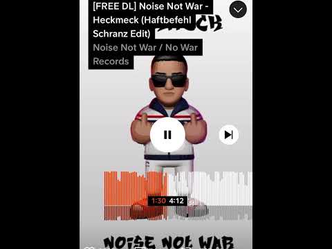 Noise not war - Heckmeck ( Haftbefehl Schranz Edit )