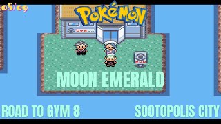 Pokemon Moon Emerald Road to Gym 8 Sootopolis City