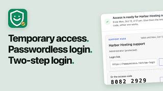 Temporary Login, Passwordless Login and 2FA for WordPress | HappyAccess (Free Pl