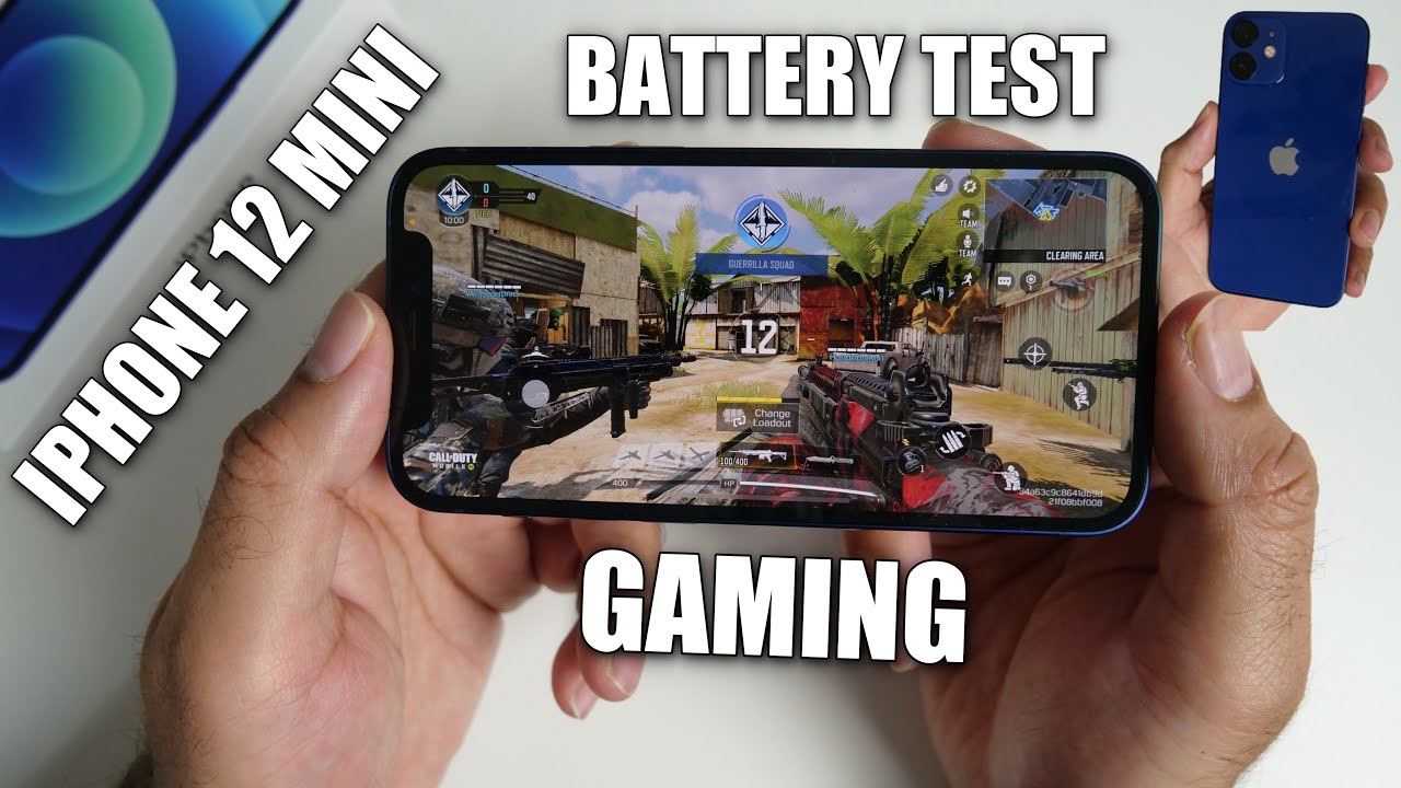 iPhone 12 Mini - REAL LIFE Battery Test + Gaming Battery Test