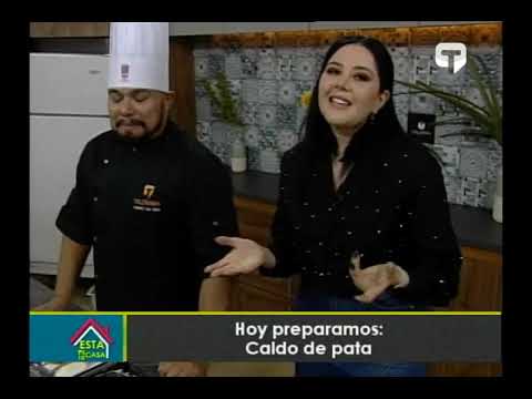 Hoy preparamos caldo de pata