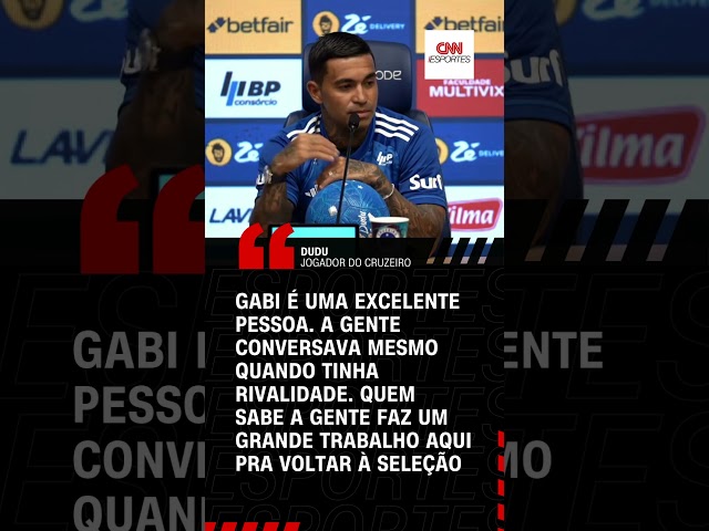 Dudu projeta parceria com Gabigol no Cruzeiro | CNN ESPORTES
