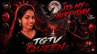 🎉 IT'S MY BIRTHDAY! Join the BGMI LiveStream Party! 🎈 | 1st Tamil Girl Gamer