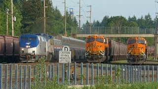 Harvest Time: A spring railfan day at Kalama, Washington on the BNSF