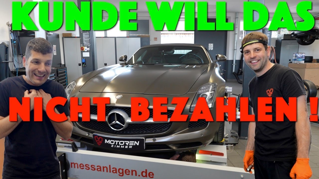 Wer hat sich hier vermessen? AMG SLS läuft aus der Spur, Mercedes ist ratlos.
