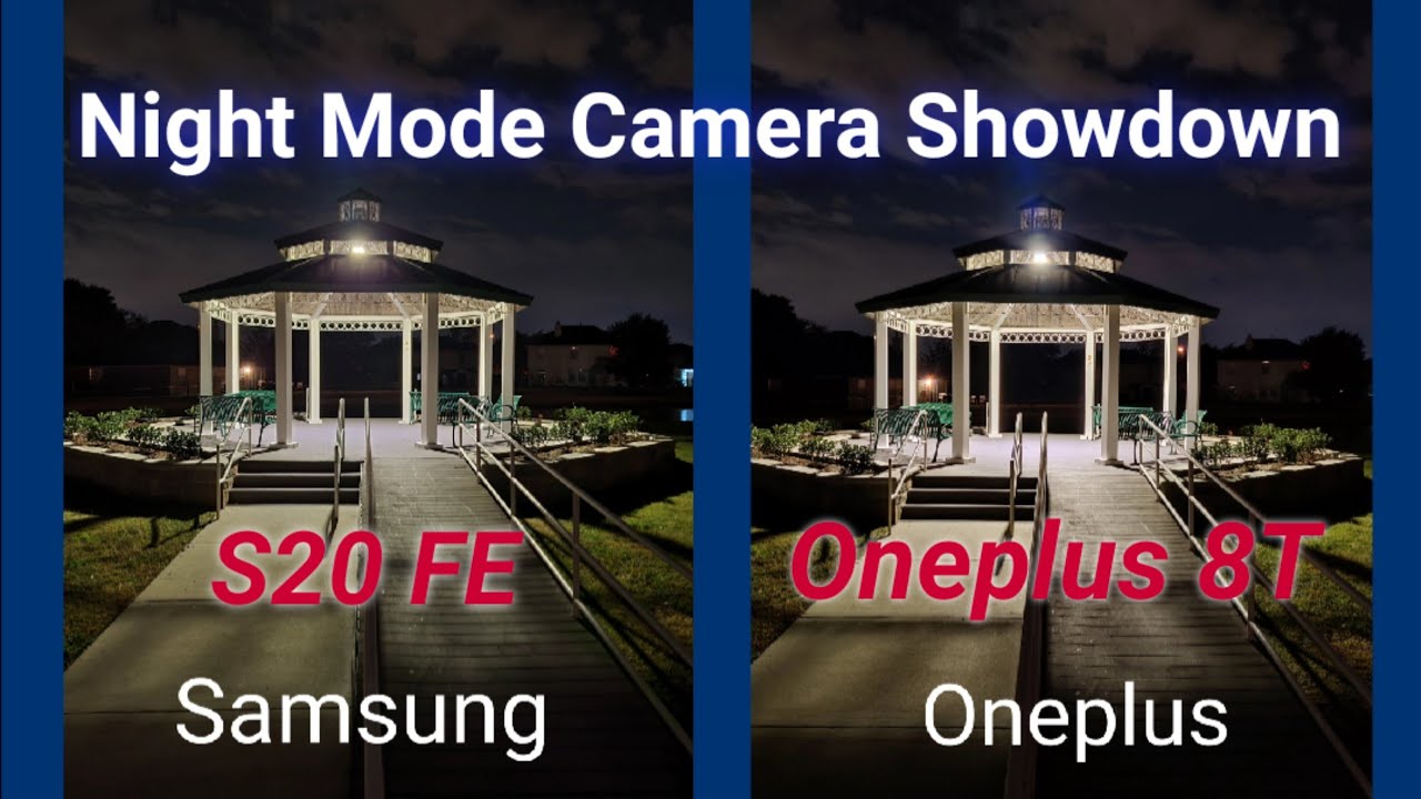 Night Mode Camera Showdown | Samsung Galaxy S20 FE vs Oneplus 8T