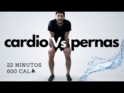 22 MIN of HIIT CARDIO vs. LEGS AND GLUTES | CHALLENGE to burn fat and tone legs and glutes