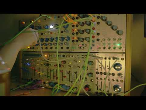 Buchla bongos degenerate into a babbling bedlam. 208c 281e 292e 1979 SMP and Digital Resonator