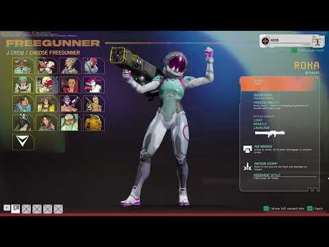 Concord (November 14, 2023 Build) - Character Selection menu