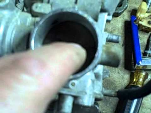 how to remove the carburetor from a yamaha grizzly 660