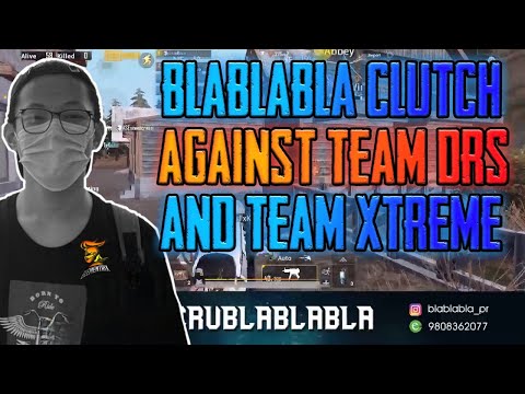 BLABLABLA CLUTCH AGAINST TEAM DRS AND TEAM XTREME 🔥|| ELEMENTRIX VS TEAM DRS & XTREME 😮- GAURABYT ||