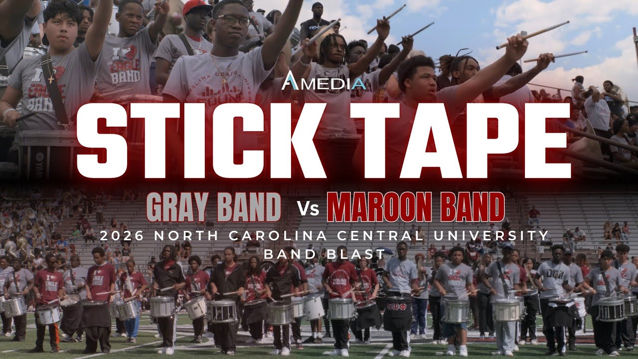 Stick Tape | 2026 NCCU Band Blast | 4K 🔥🎥🎬‼️