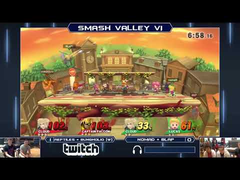 Smash Valley VI Wii U Doubles - Bungholio + Reptiles (R) vs nomaD + BLaP - Grand Finals