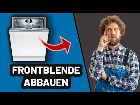 Geschirrspüler MÖBELFRONT abbauen / demontieren (vollintegrierte Spülmaschine BOSCH SIEMENS)
