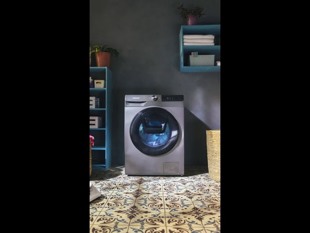 Vídeo relacionado con Samsung lavadora ojo de buey 70cm 18kg 1100 rpm wf18t8000gv