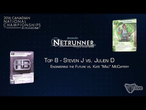 Android: Netrunner - 2016 Canadian Nationals - Top 8: ETF vs. Kate