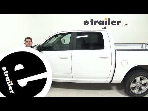 etrailer | WeatherTech Side Window Air Deflectors Installation - 2019 Ram 1500 Classic