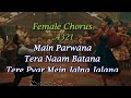 Main Parwaana Karaoke With Scrolling Lyrics, Includes Chorus, Pippa | Arijit Singh | A. R. Rahman