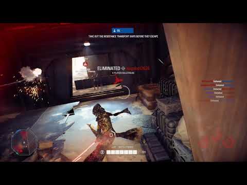 Kylo Ren huge multi freeze/pull - Star Wars Battlefront 2