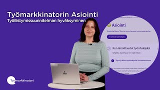 Työllistymissuunnitelman hyväksyminen Työmarkkinatorin Asioinnissa