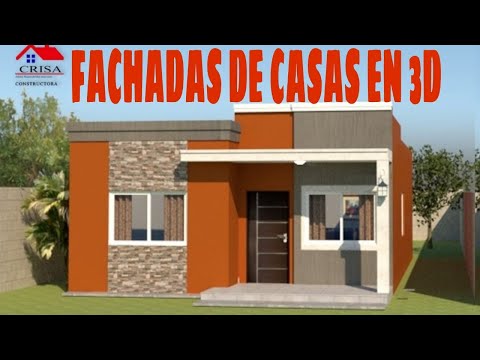 FACHADAS DE CASAS SENCILLAS MODERNAS Y ECONÓMICAS