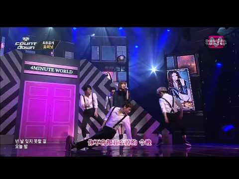 [中字LIVE]140320 4minute[泫雅&嘉允] - 들어와[Come In]