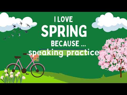 Spring Speaking Game and Essay Ideas - English Practice