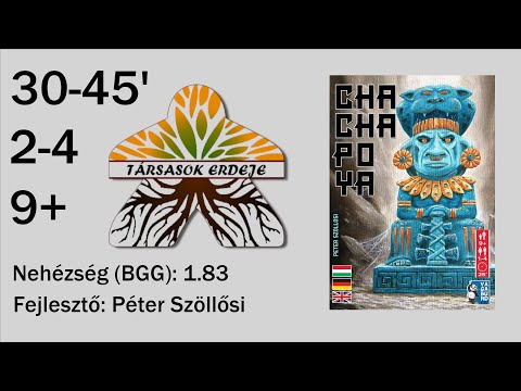 Előre kalandorok! Kincsekre fel! - CHACHAPOYA bemutató - Társasok Erdeje