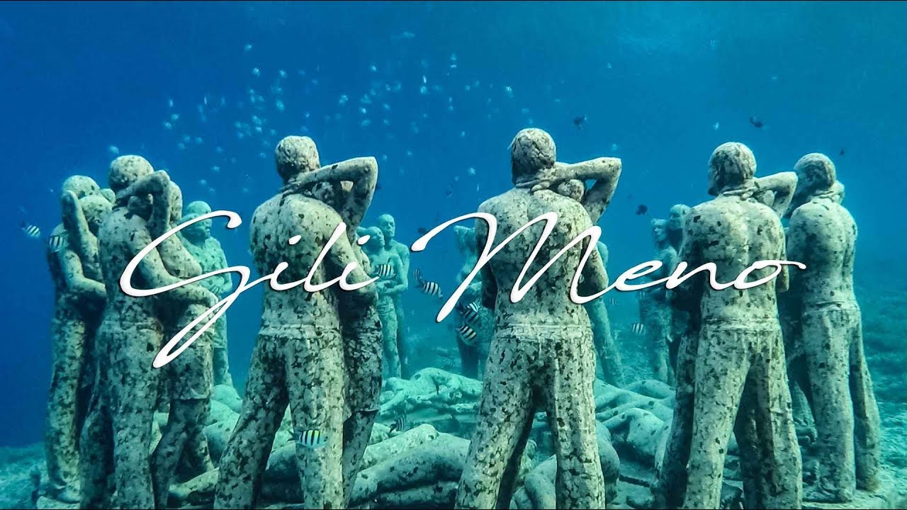 Glimpse of Gili Meno's Nest, immersed in the mystery of underwater statues.