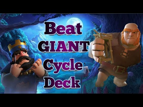 How to beat giant cycla deck | season 14 new deck #clash royale Hindi #clash royale