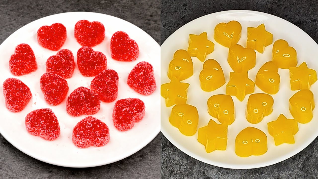 Two Types of Jelly Candy (Gummy Candy) at Home by PandS - Baking & Cooking — recipe photo