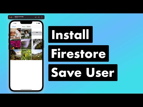 SwiftUI Firebase Chat 04: Installing Firestore and Saving User Data Collection