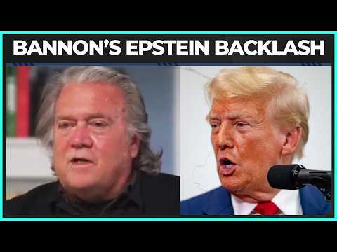Steve Bannon RESPONDS To Epstein Backlash