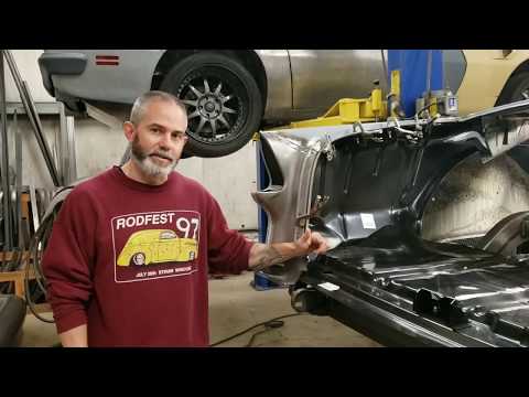 Part 3 of 55 Chevy hardtop quarter panel replacement by Metalworks