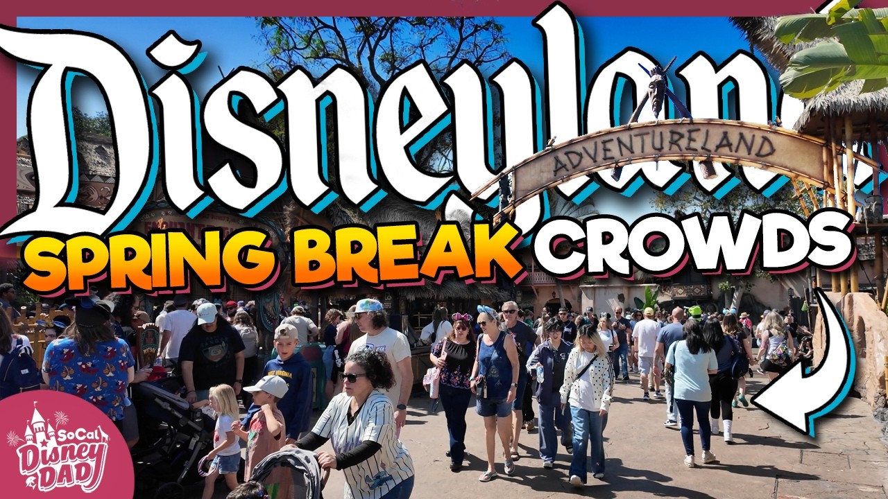 How CROWDED is Disneyland for Spring Break 2026? | Wait Times & More