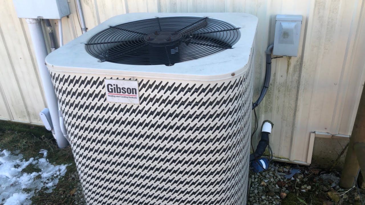 Gibson heat pump starting up in heat mode