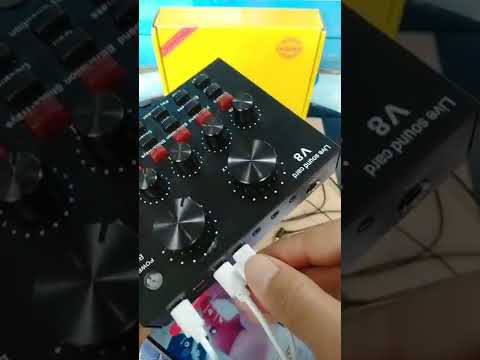 TUTORIAL CARA PAKAI SOUND CARD V8#SOUNDCARDV8#amaris2903