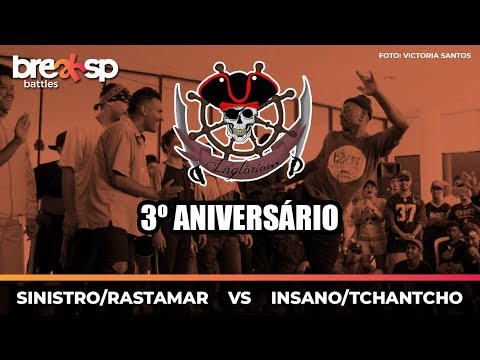 Sinistro/Rastamar vs Insano/Tchantcho - 3º Aniversário Inglórios - BreakSP Battles