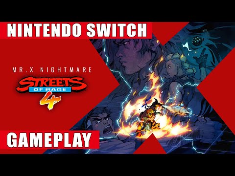 Streets of Rage 4 Mr. X Nightmare DLC Nintendo Switch Gameplay